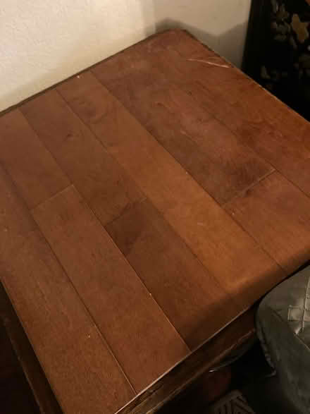 Photo of free 26 inch side square end table (Foothill Boulevard Cupertino) #1
