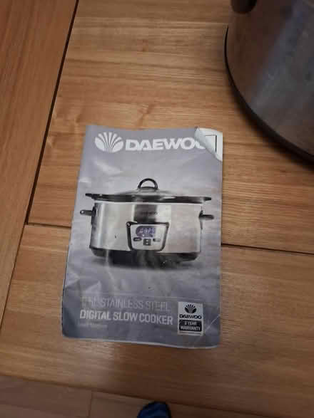 Photo of free Daewoo 5.5l slow cooker (ME15 loose) #2