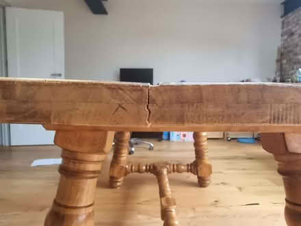 Photo of free Solid Wood Farmhouse Dining Table 183cm x 106cm Rustic Style (Southgate N14) #3