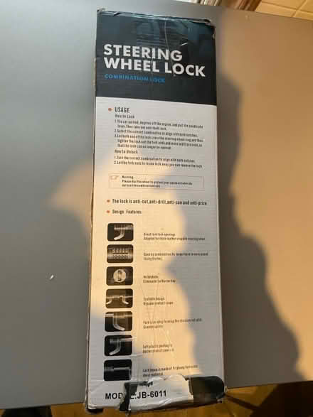 Photo of free Steering Wheel Combo Lock (Near Gage Park Hamilton) #4