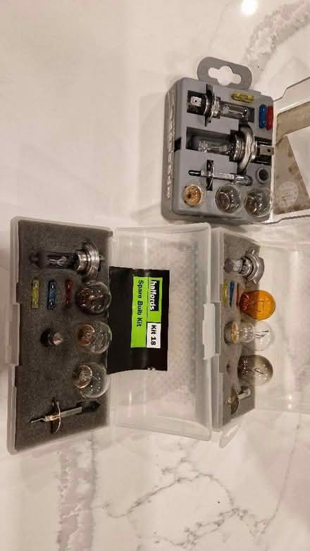 Photo of free Halfords spare bulb kit and emergency bulb kit (Far Bletchley MK3) #1