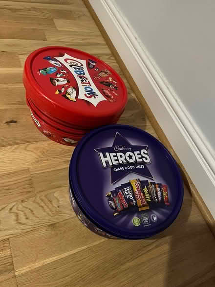 Photo of free 5 empty sweet tubs (1 with no lid) (Denvilles, near Havant PO9) #2