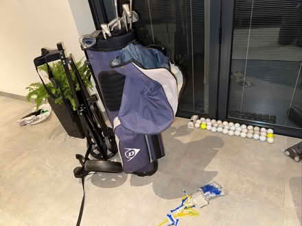 Photo of free Golf bag, trolley, clubs and accessories (Moss Side PR26) #1