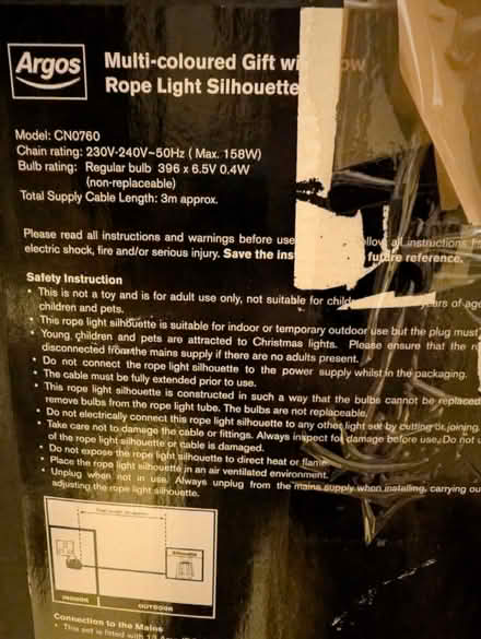 Photo of free Rope Light Christmas Decoration (Bolton-le-Sands LA5) #2