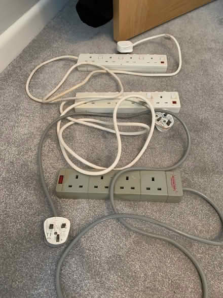 Photo of free 2 extension leads (Emsworth PO10) #1