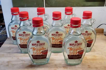 Photo of free 9 empty Maple syrup bottles (Redhill RH1) #1