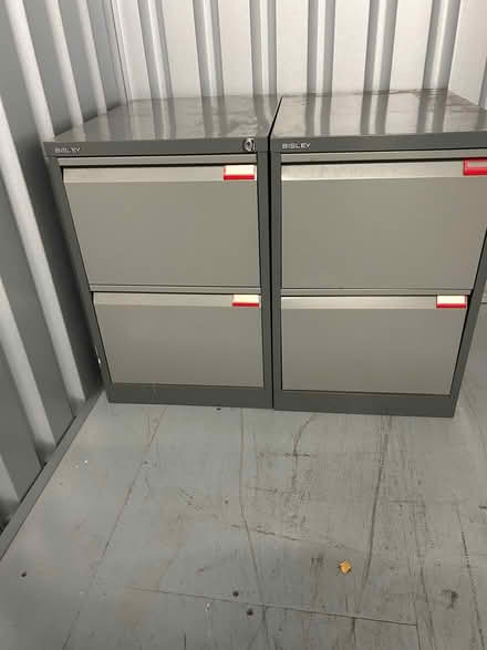 Photo of free Metal two drawer filing cabinets (Portslade by Sea BN41) #1