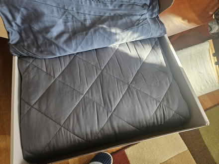 Photo of free Single-sized weighted blanket (Near Manville, NJ) #3