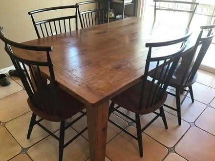 Photo of free Table and 6 chairs (Lambertville/West Amwell, NJ) #4