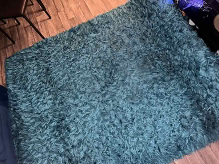 Photo of free Dark green rug (Shepherds Bush W12) #2