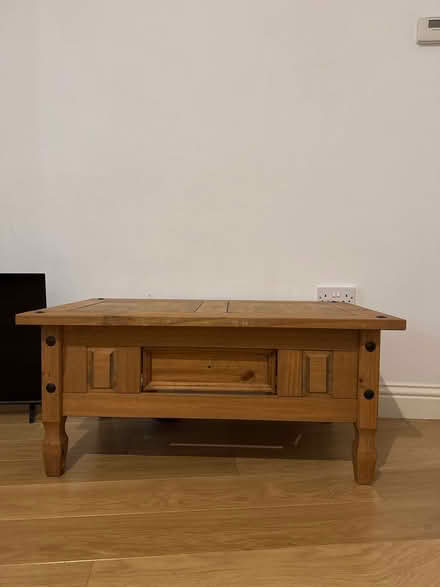 Photo of free Wooden coffee table (Abbey Wood DA7) #1