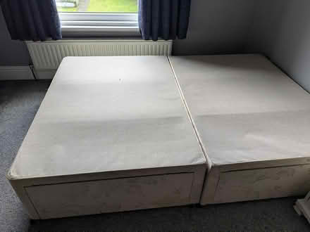 Photo of free Double divan bed base (Manchester M33) #1