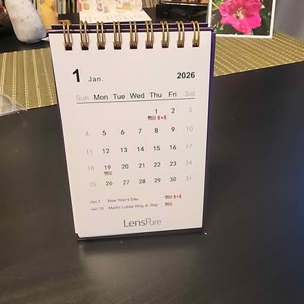 Photo of free Mini 2026 desk calendar (New Milford, NJ) #1