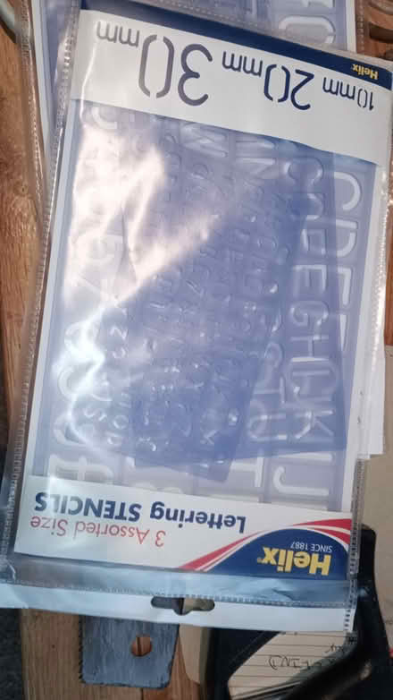 Photo of free Lettering stencils (New Cross SE14) #1