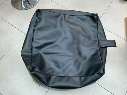 Photo of free Black faux leather square pouffe (Amersham HP7) #1
