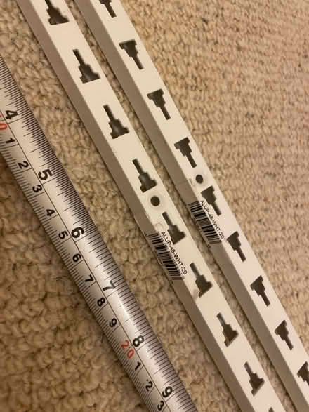 Photo of free Adjustable shelving rails (CH66) #3