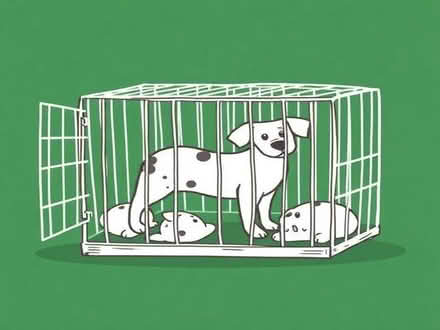 Photo of Medium dog crate (Barnby NR34) #1