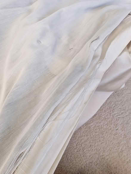 Photo of free 2 White Black-out Curtains (Woking GU22 9) #3