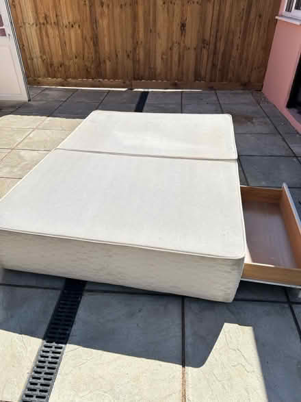 Photo of free Wood king size bed frame (Bury st edmunds) #2