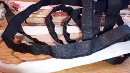 Photo of free About 2 meters of black Velcro. Small amount of 1inch white, (New Cross SE14) #1