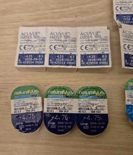 Photo of free Unused disposable contact lenses (Sharrow S11) #3