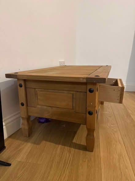 Photo of free Wooden coffee table (Abbey Wood DA7) #3