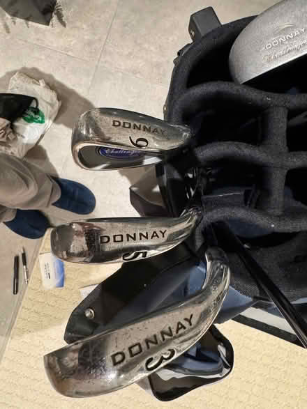 Photo of free Golf bag, trolley, clubs and accessories (Moss Side PR26) #4