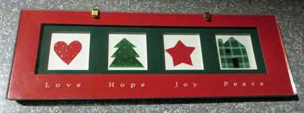 Photo of free standing holiday picture frame (North Cambridge) #1