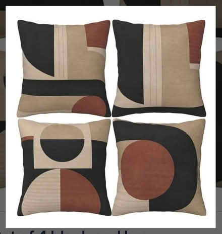 Photo of free Set 4 Geometric Cushion covers (Worcester) #1
