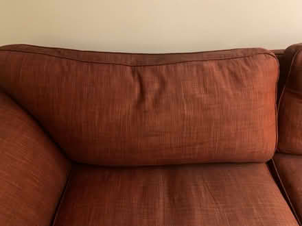 Photo of free Large red sofa (Bloomfield) #2