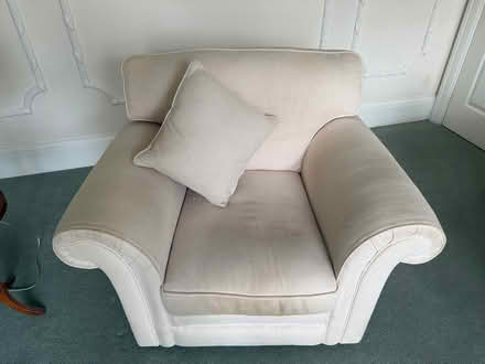 Photo of free Sofa, Arm Chair and Puffy (Sheffield S11 9PY) #3