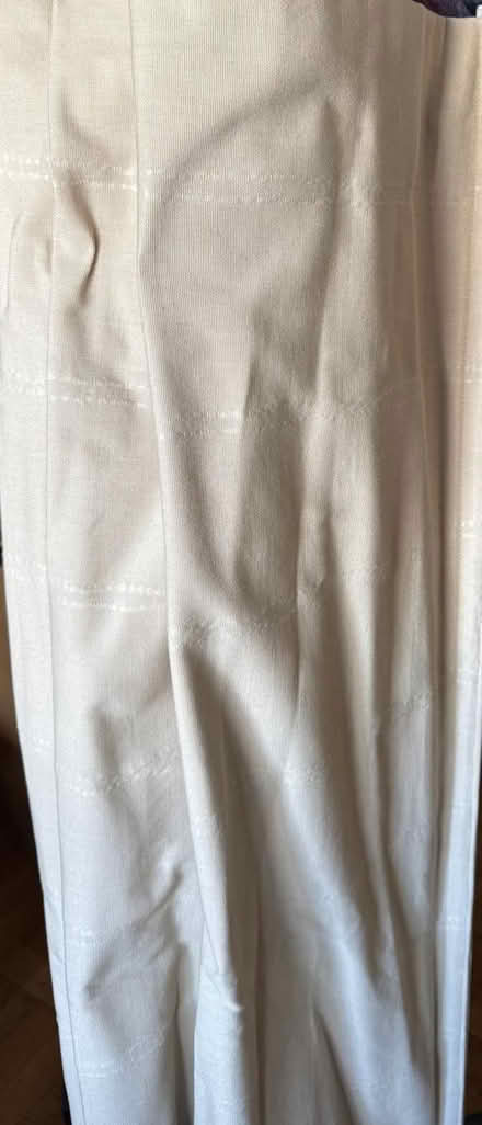 Photo of free Pair of cream roman fabic blinds (4'w x 4.5'h) (Marshalswick AL4) #2
