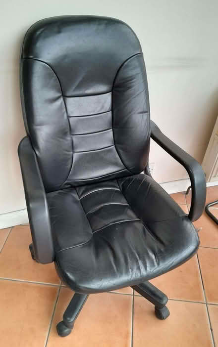 Photo of free Leather Swivel Chair (Chadwell Heath RM6) #1