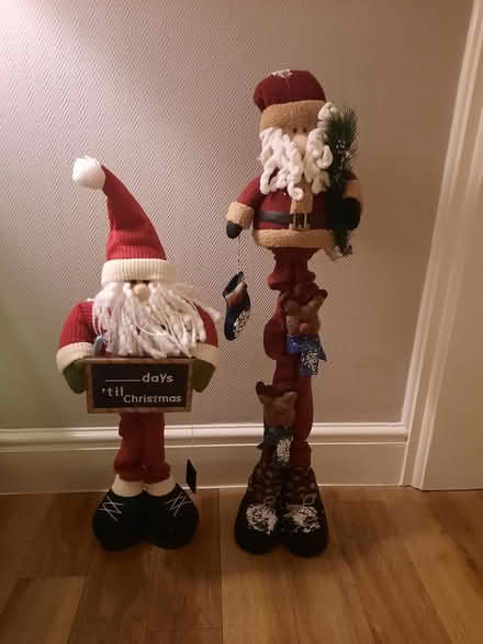 Photo of free Two cloth Xmas decorations (Mossley Hill L18) #1