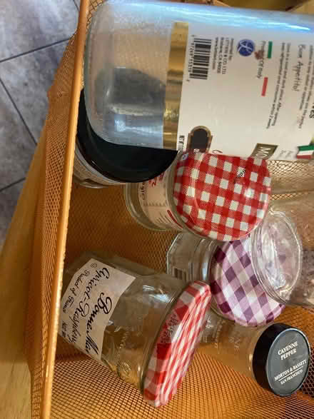 Photo of free Glass jam, jars, and other jars (Foothill Boulevard Cupertino) #1