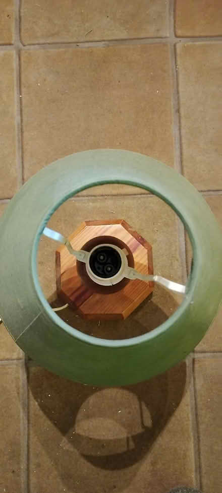 Photo of free Table lamp ( wooden base) (Eastbourne BN21 2) #2