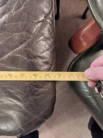 Photo of free Leather two seater (Carnforth LA5) #2