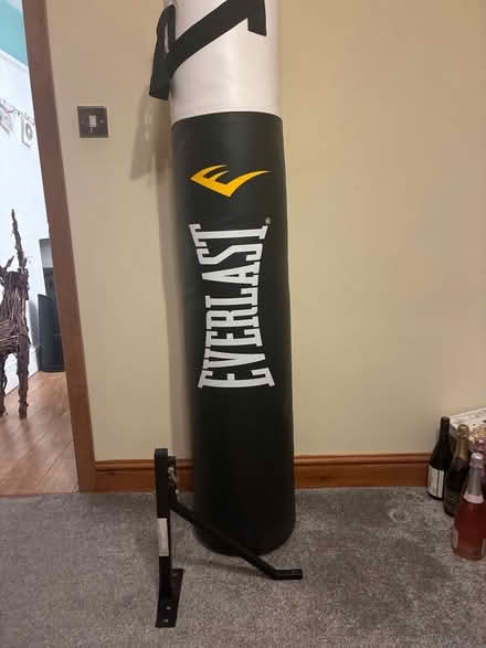 Photo of free Punch bag, wall bracket and gloves (Willaston CW5) #2