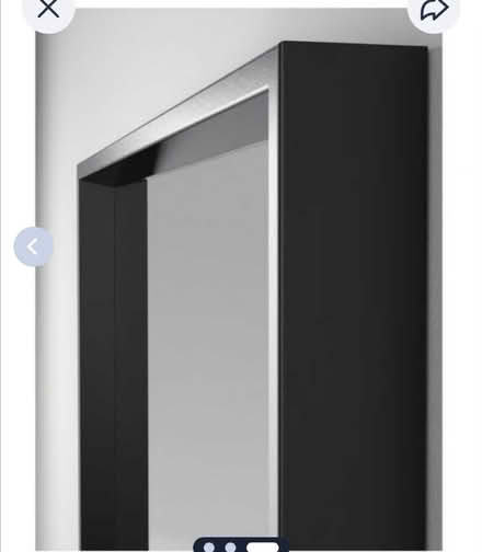Photo of free Ikea Nissedal black framed mirror (Worcester) #3