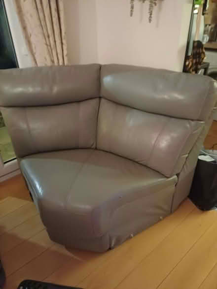 Photo of free Grey leather DFS corner (Colchester CO3) #1