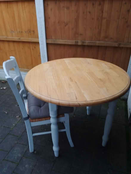 Photo of free Circular table and four chairs (Grappenhall WA4) #1