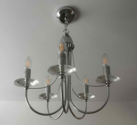 Photo of free Chrome ceiling light and 2x wall lights (Totley S17) #1