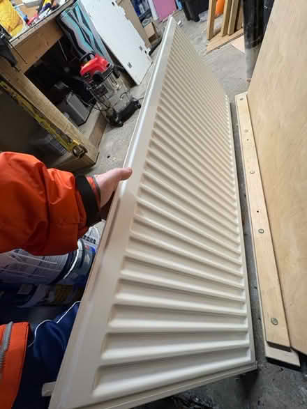 Photo of free White radiator 120cm x 50cm (Wallsend NE28) #1