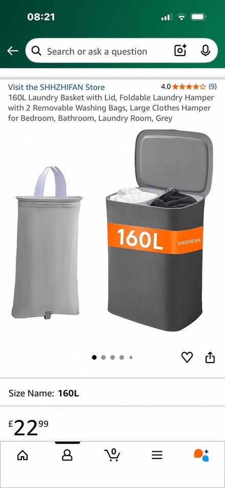 Photo of free Laundry basket (Melbourne Park, Chelmsford CM1) #1