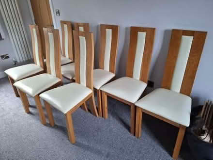 Photo of free Oak Dining Chairs (eight available) (Kenilworth CV8) #1