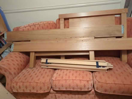 Photo of free Hardwood single bed (Nether Edge S7) #1