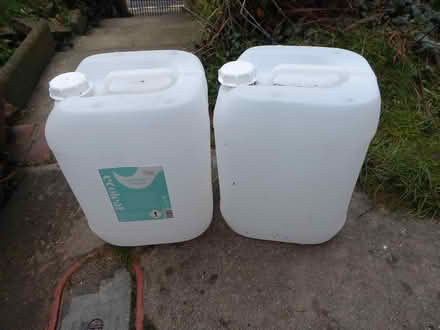 Photo of free 2x 20 litre containers (Nailsworth) #1