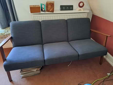 Photo of free Grey 3 seater sofa (Newtown RG1) #1