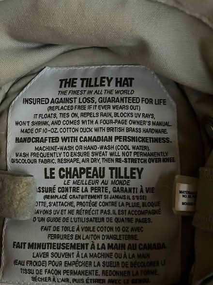 Photo of free Tilley Hat (GL53 Leckhampton) #3
