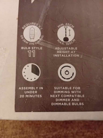 Photo of free Next - Ceiling light - green metal (DL1 Darlington) #2